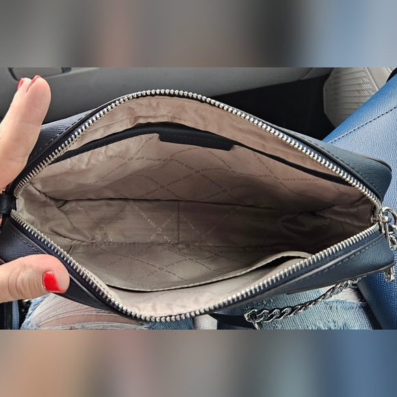 Blue Butterfly MK Crossbody - Picture 3 of 4